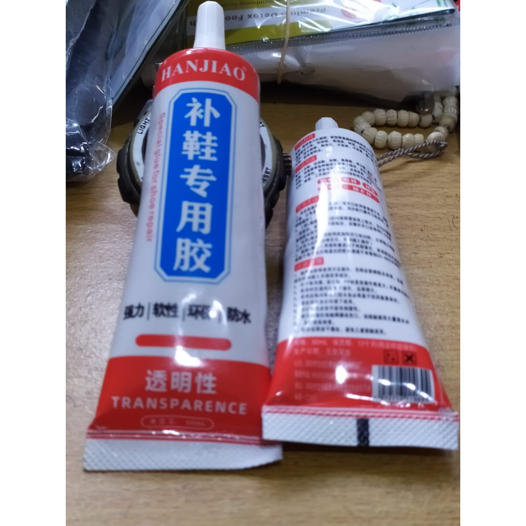Lem Sepatu Super Kuat Original Hanjiao Lem Sepatu Bola Transparan Anti Air Waterproof Jaysuing