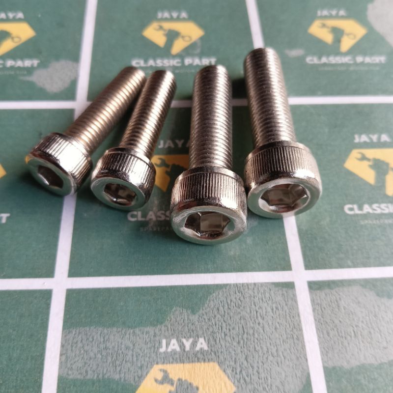 BAUT SHOCK ATAS BAWAH CB100 GL100 MODIFIKASI ARM KAZE GL W175 BAHAN CHROME & BAJA