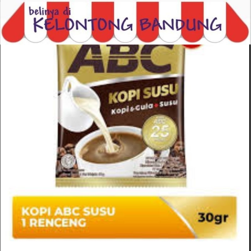 

ABC Susu Kopi Bubuk Instan Sachet per Renceng Renteng Gantung