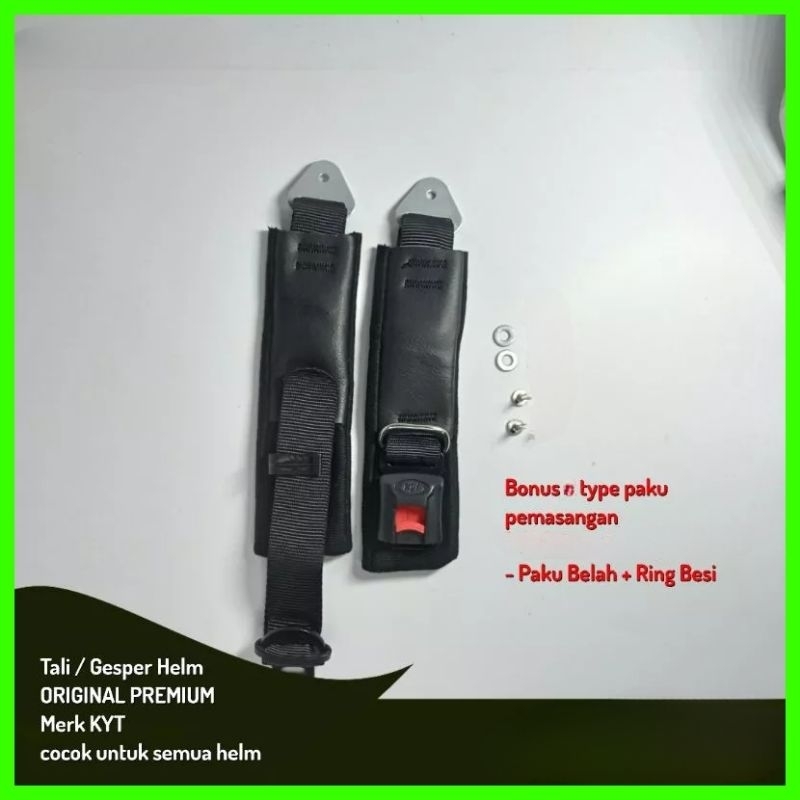 Tali helm Kyt original gasper universal bisa ke semua merk helm DJ maru galaxy r10 rc7 venom rr scor