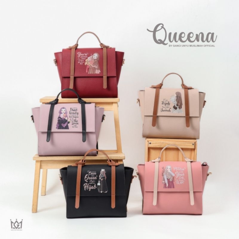 Queena Bag by Ganci Unyu Muslimah Bag Women Tas Cewek Kado cewek Tas muslimah Tas cantik Tas slempan