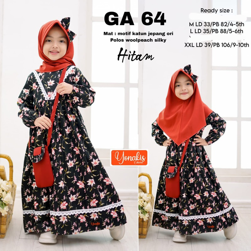 gamis anak by yonakis