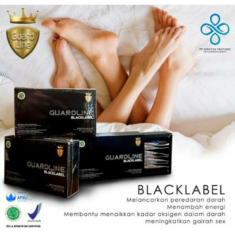 

BLACK GUARDLINE LABEL - Meningkatkan stamina pria