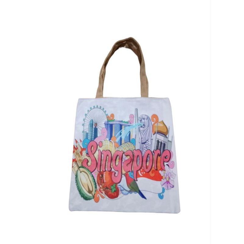 Tas Oleh Oleh Singapore | Tas Singapura | Tas Souvenir Singapura | Totebag Singapore | Tas Oleh Oleh