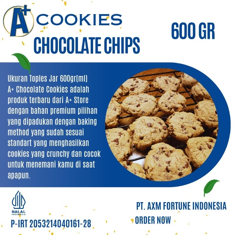 

A+ Cookies | Chocolate Chips 600