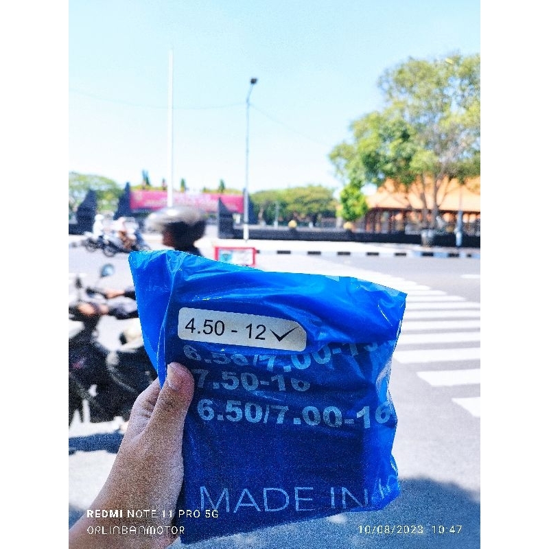 Ban Dalam Roda 3 Viar 400-12/Ban Dalam Tossa 450-12 Primax