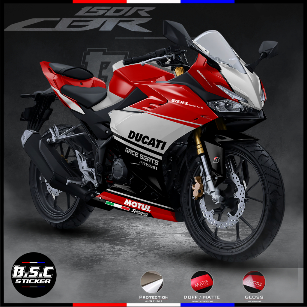 Sticker Decal Full Body FULL BODY ALL NEW CBR 150R Motif Ducati Panigale