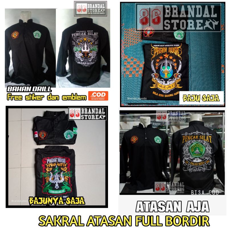 sakral atasan pagar nusa full bordir american bisa COD