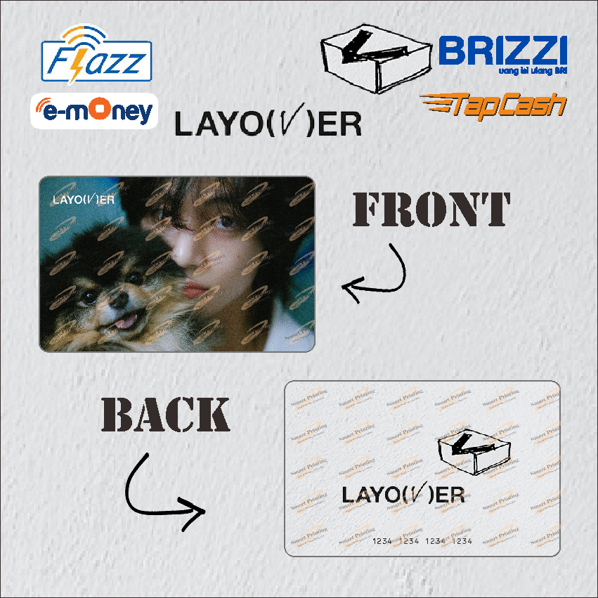 ETOLL EMONEY / FLAZZ BCA GEN2 / BRIZZI / TAPCASH NFC SALDO 0 - TAEHYUNG V LAYOVER F