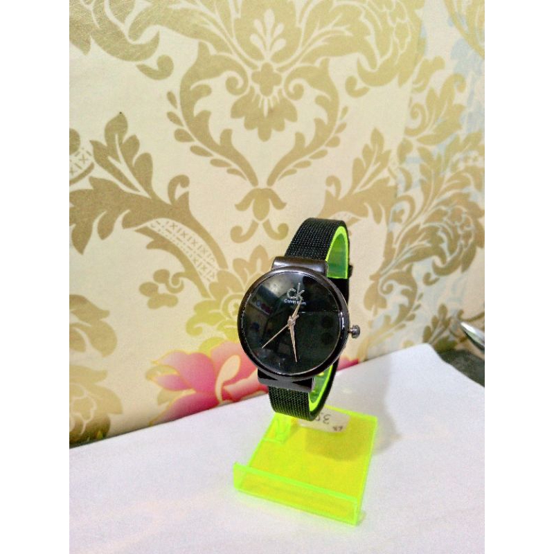 Jam Tangan Stainless Steel Gaya Korea Untuk Wanita Analog / Jam Tangan Analog