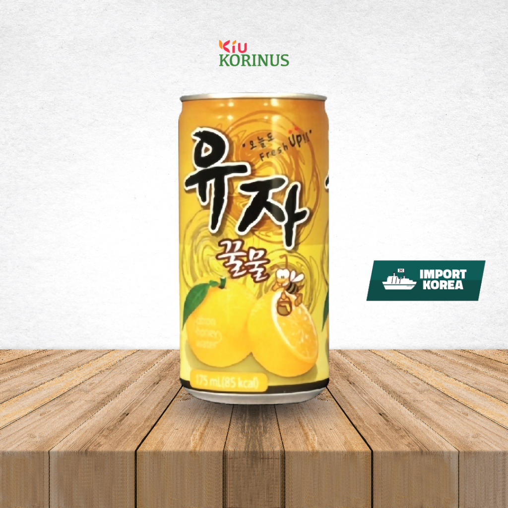 

K - Citron Honey Drink/Minuman Karbonasi Rasa Jeruk Citron dan Madu 175 Ml