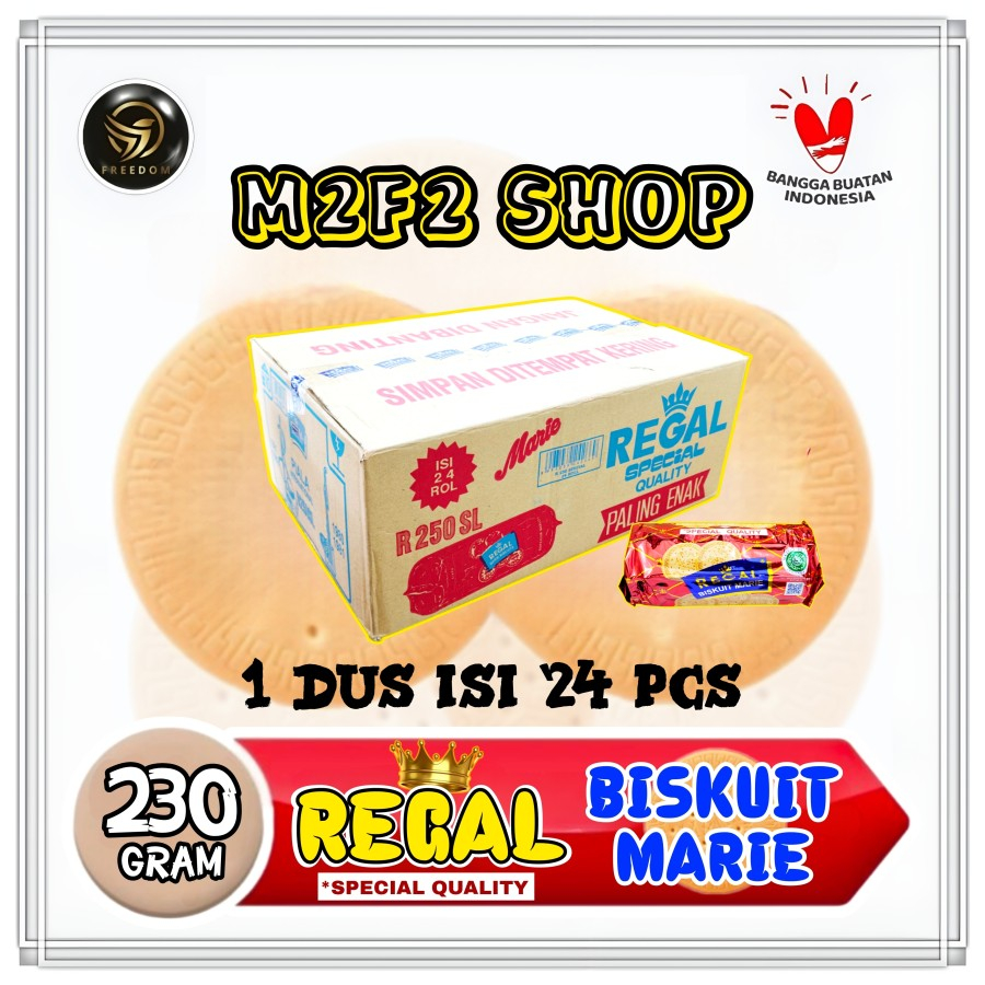 

Biskuit Marie Regal Original Roll | Special Quality - 230 gr (Kemasan Karton)