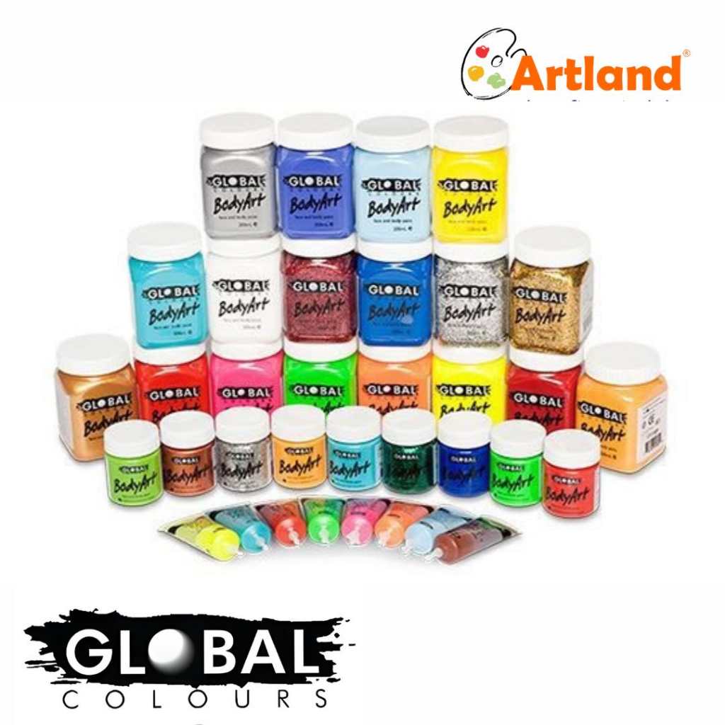 

Cat Wajah dan Badan Global Body Art 15ml