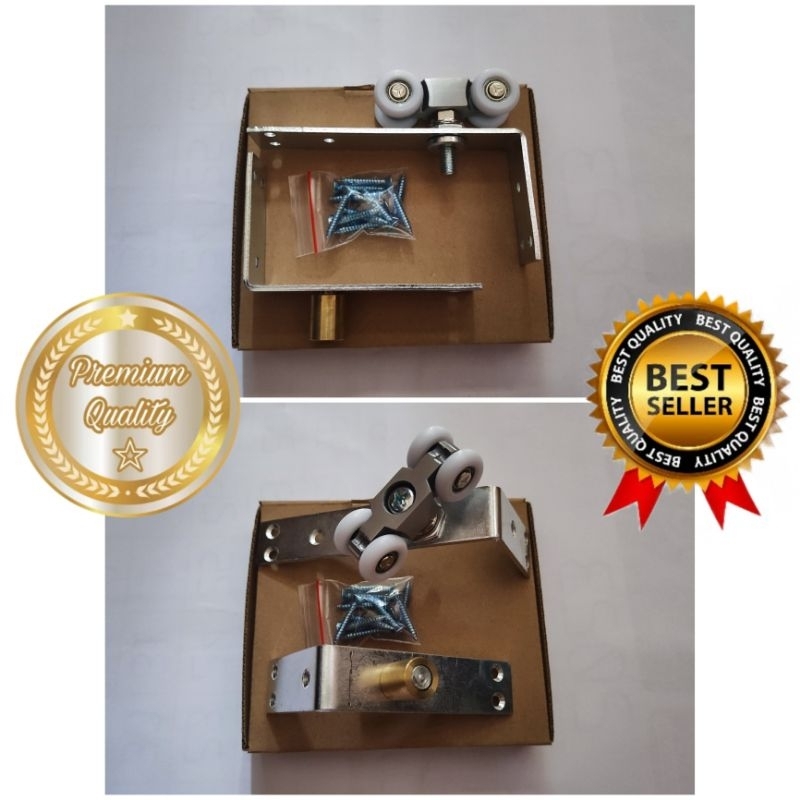 Roda Pintu Lipat Model Lurus Satu Set