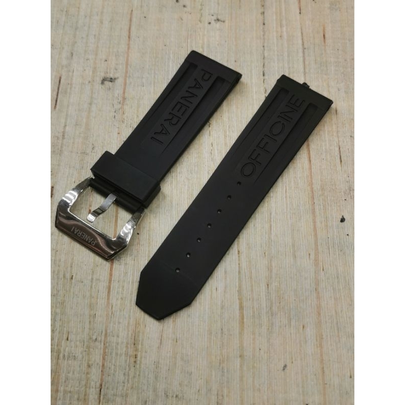 Strap Tali Jam Tangan Rubber Luminor Panerai 24Mm tali jam karet PANERAI