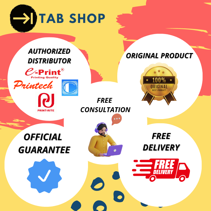 TAB SHOP - PRINTECH THERMAL 80 X 80 X 16 BLACK HITAM