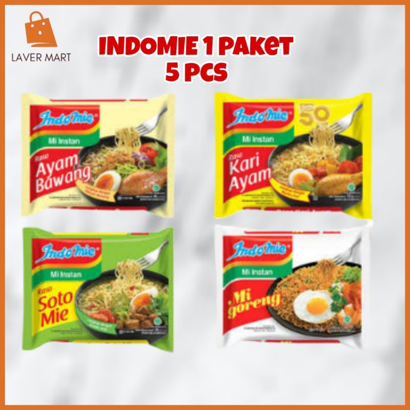 

Indomie 1 Paket Isi 5 Pcs