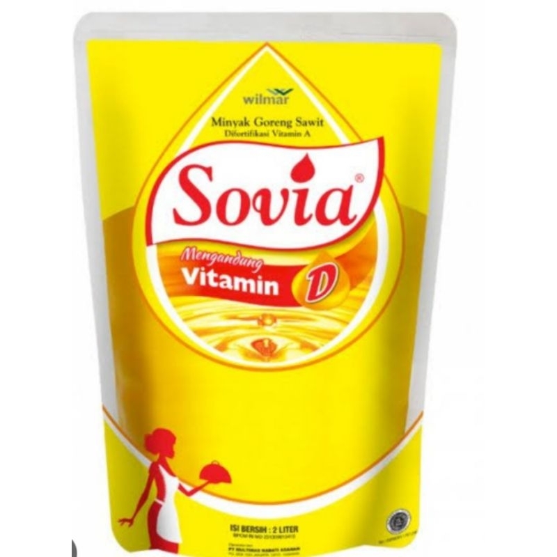 

Sovia minyak goreng kemasan 2 liter