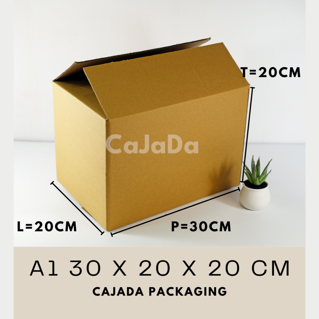 

Karton Box Baru 30x20x20 cm Kardus Polos Kotak Packing