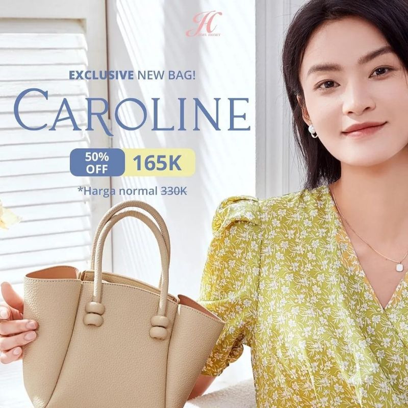 CAROLINE BAG by JIMS HONEY Tas Caroline Slingbag Handbag Jimshoney