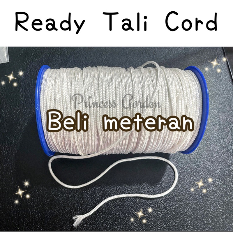 tali cord pully gorden rel vitrase meteran
