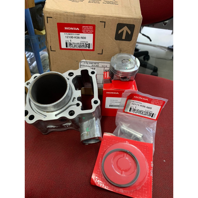 BLOK & PISTON STANDAR SONIC,SUPRA GTR,CB150R,CBR150R