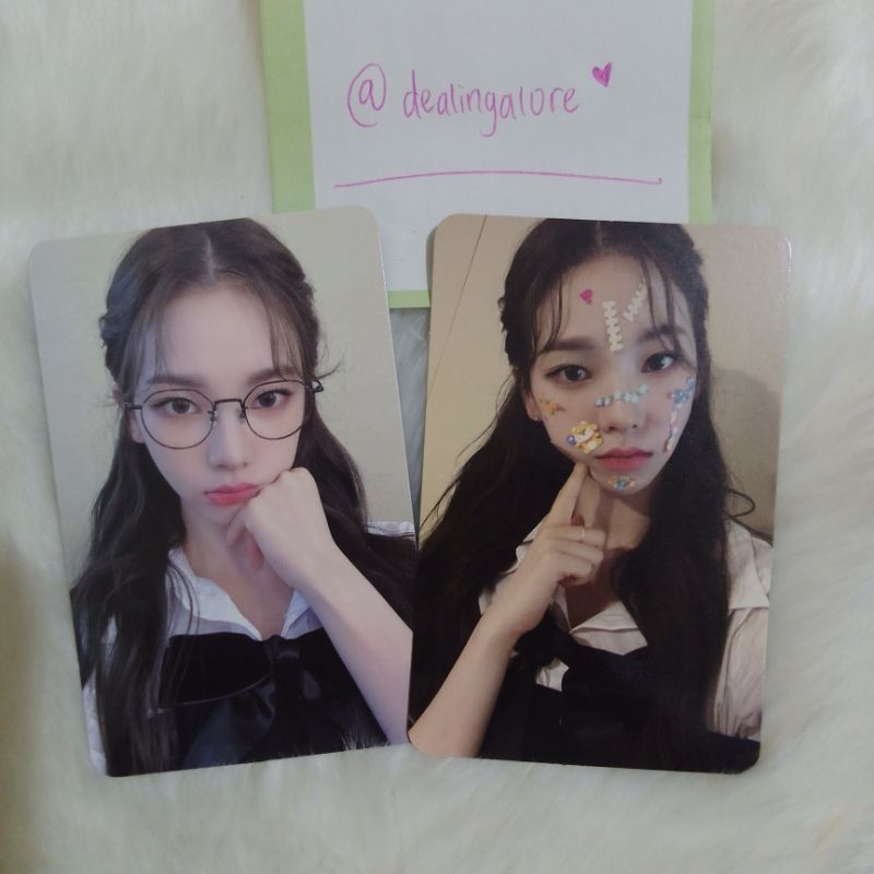 [ READY ] AESPA PHOTOCARD KARINA SPECS STICKER PHOTOPACK EVENT GIRLS PP KACAMATA TUSPI PC