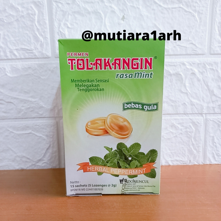 

TOLAK ANGIN PERMEN BEBAS GULA BOX 15 SACHET
