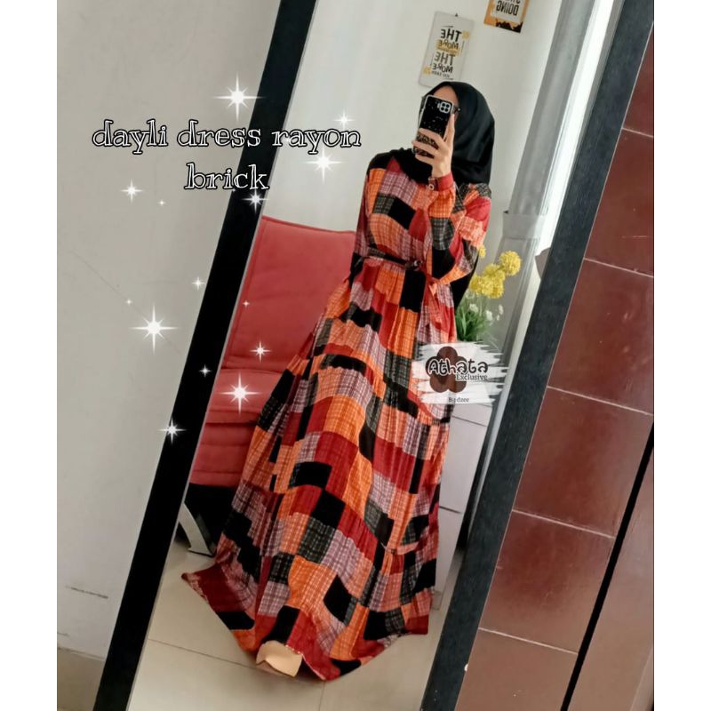 DAYLI DRESS  GAMIS ONLY* ORY ATHATA BY DZEE | MODEL TERBARU DZEE ORIGINAL | | FASHION WANITA | ATHAT