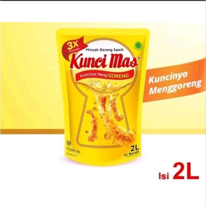 

Minyak goreng kunci mas 2L - Kunci mas 2L