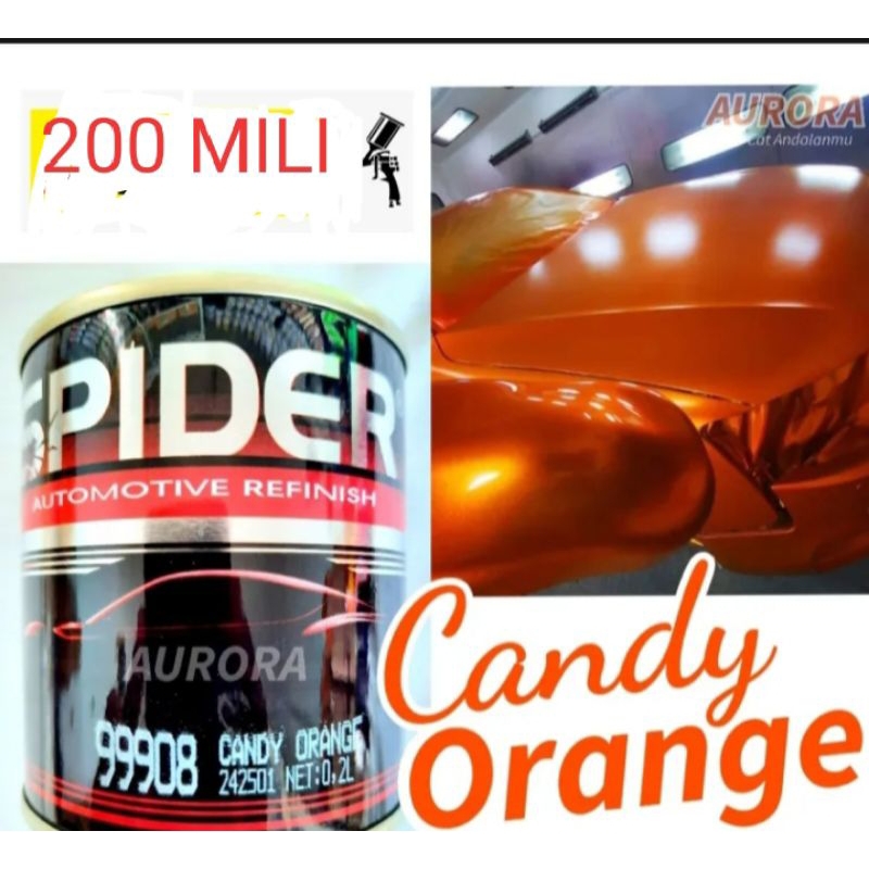 CAT CANDY ORANGE SPIDER CAT MOBIL MOTOR