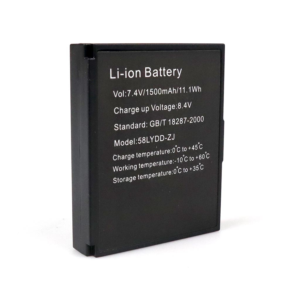 Baterai Printer Zjiang Mini Bluetooth Thermal 5805/5802/5807 - 58LYDD-ZJ - Black