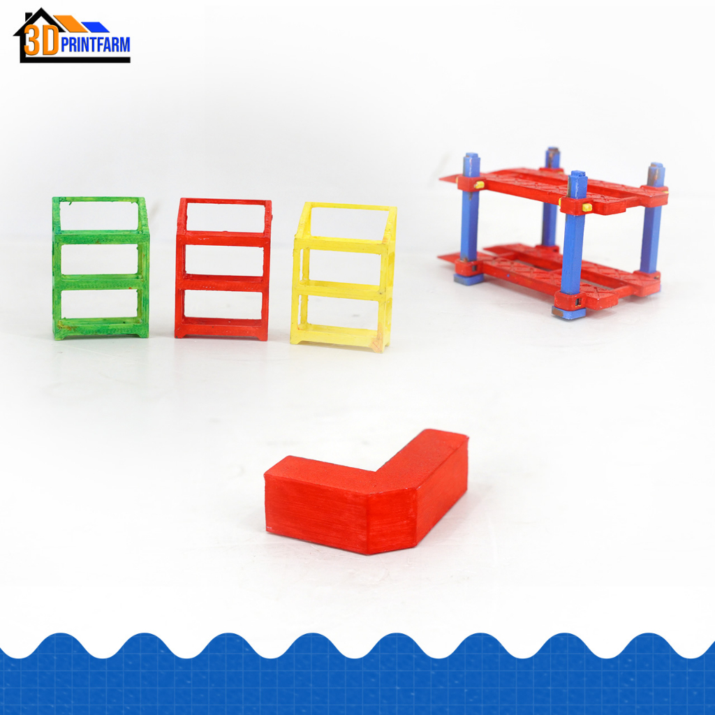 Part Diorama Bengkel Garage Skala 1:64