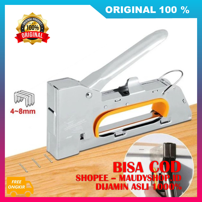 Staples Tembak Baja Staples Tembak Kayu Jok Motor ASLI ORI