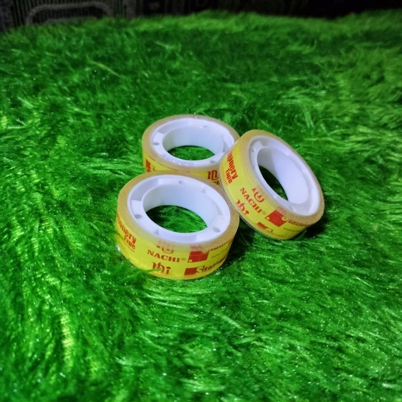 

Solatip/Selotip/Isolasi Bening/stationery Tape Kecil Nachi 12" Inch x 10 yard