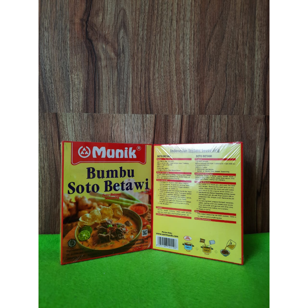 

MUNIK BUMBU SOTO BETAWI 125gr
