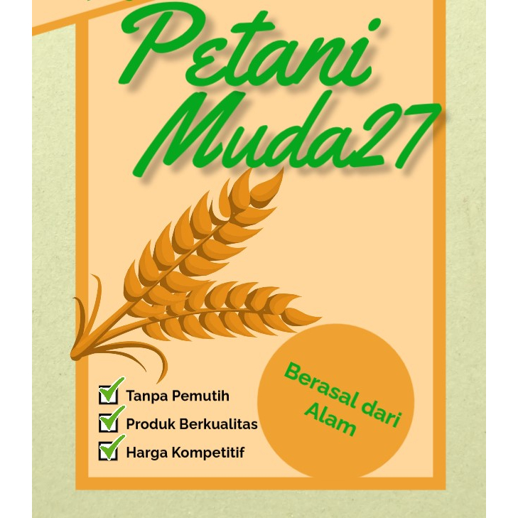 

Beras Cap Petani Muda27 - 700gr / Beras Pulen