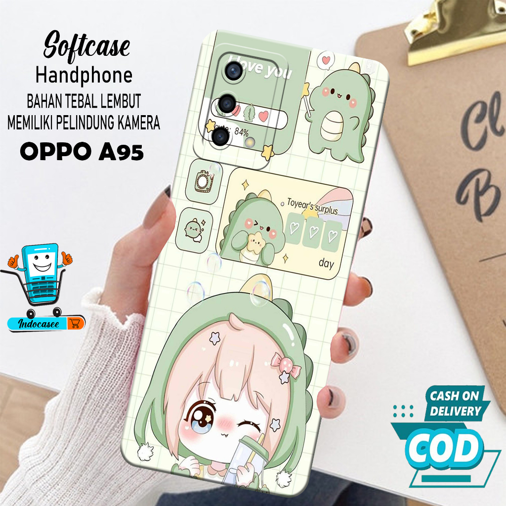 Case Hp OPPO A95 - Softcase OPPO A95 Terbaru - Casing OPPO A95 - Kesing OPPO A95 - Silikon OPPO A95 