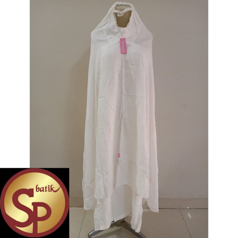 MUKENA POLOS RENDA /MUKENA DEWASA/MUKENA RAYON