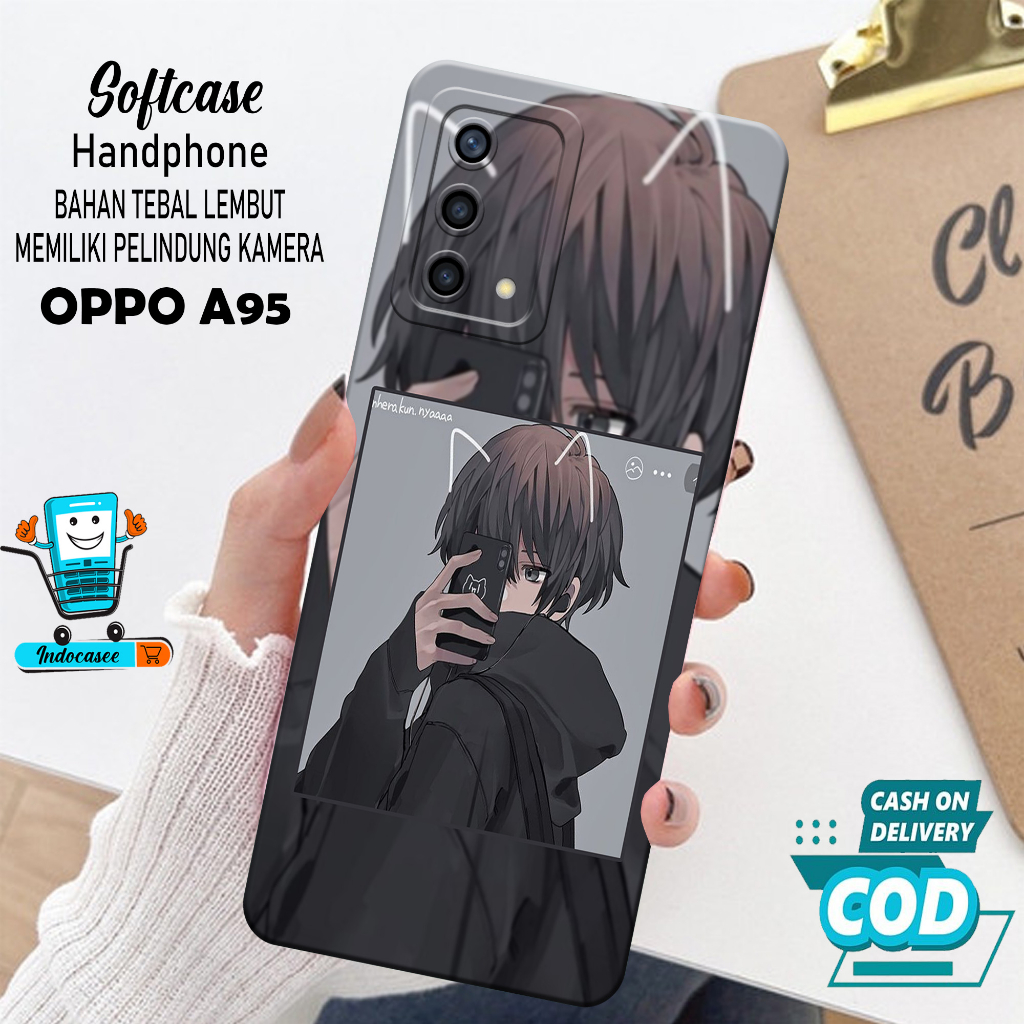 Case Hp OPPO A95 - Softcase OPPO A95 Terbaru - Casing OPPO A95 - Kesing OPPO A95 - Silikon OPPO A95 