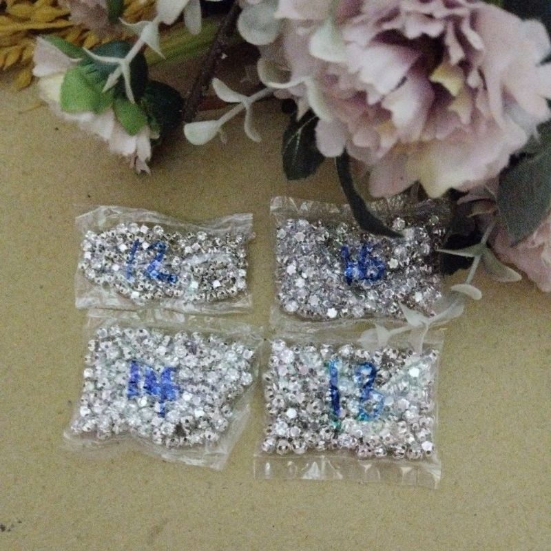 diamond cangkang 12ss, 14ss, 16ss, 18ss (-+144pc)
