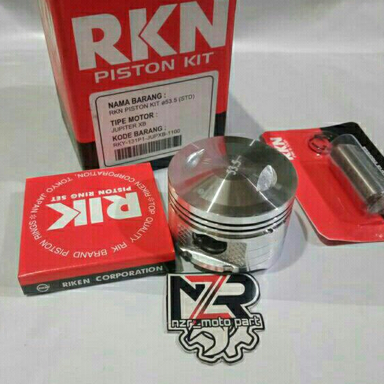 PISTON KIT JUPITER XB//SEHER SET RING BORE UP 130 CC PEN 13 MM YAMAHA JUPITER Z/ BURHAN VEGA R NEW V