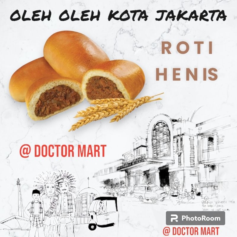 

ROTI HENIS BASO AYAM Oleh oleh Kota Jakarta Cemilan Camilan Bakery Legendaris KHAS DKI JAKARTA