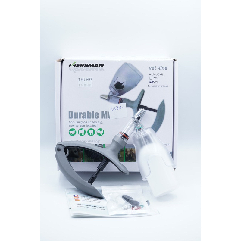 Syringe 5ml Alat Suntikan Hewan Injeksi Otomatis Vaksin Peternakan Sapi Babi Kambing Animal Poultry 
