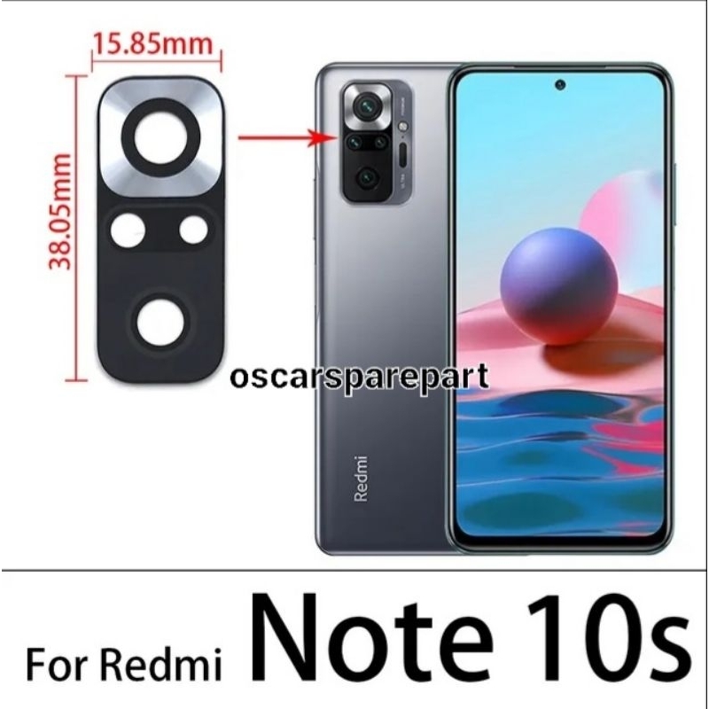 KACA KAMERA XIAOMI REDMI NOTE 10S ORIGINAL NEW