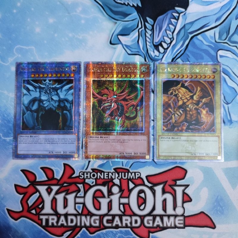 yugioh paket dewa egytian god LC01 QCSR quarter century secret rare original