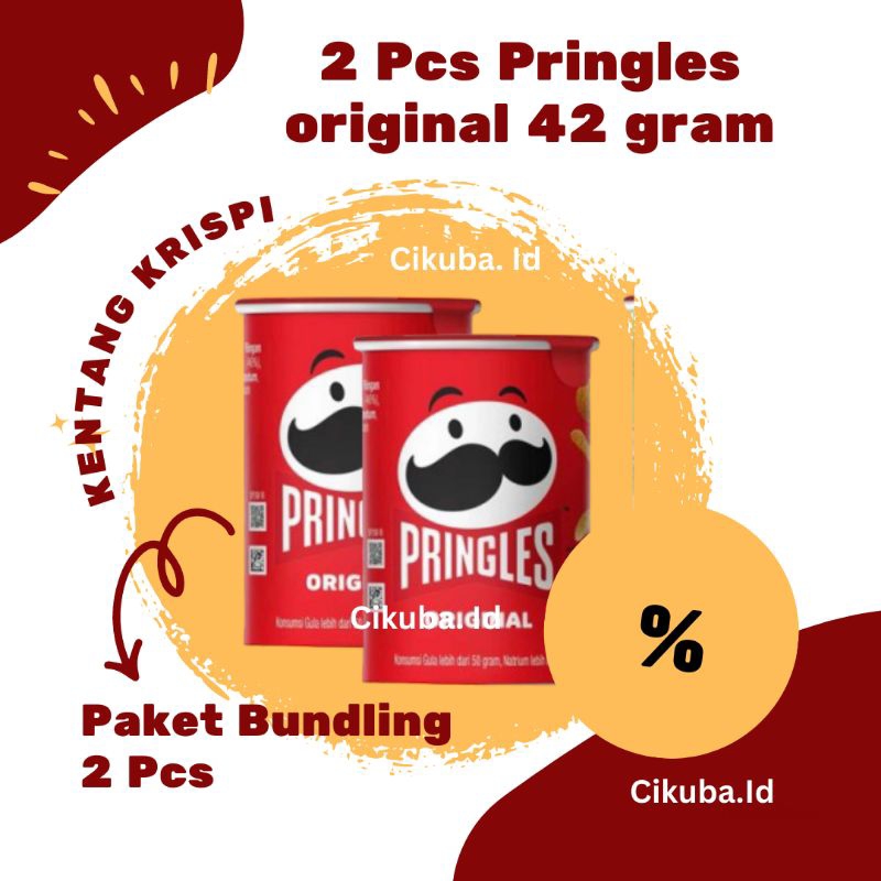 

2 Pcs Pringles Original 42 gram