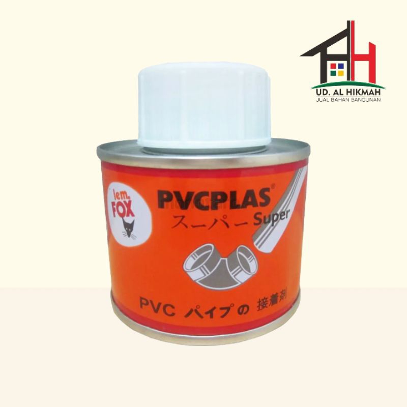 

LEM FOX LEM PVC LEM PIPA PVCPLAS KALENG 100 GRAM