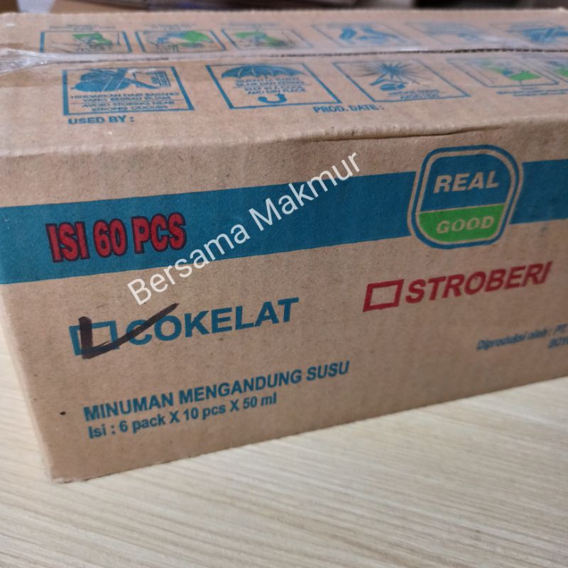 Real Good 1 dus (60 x 50 ml) Susu UHT