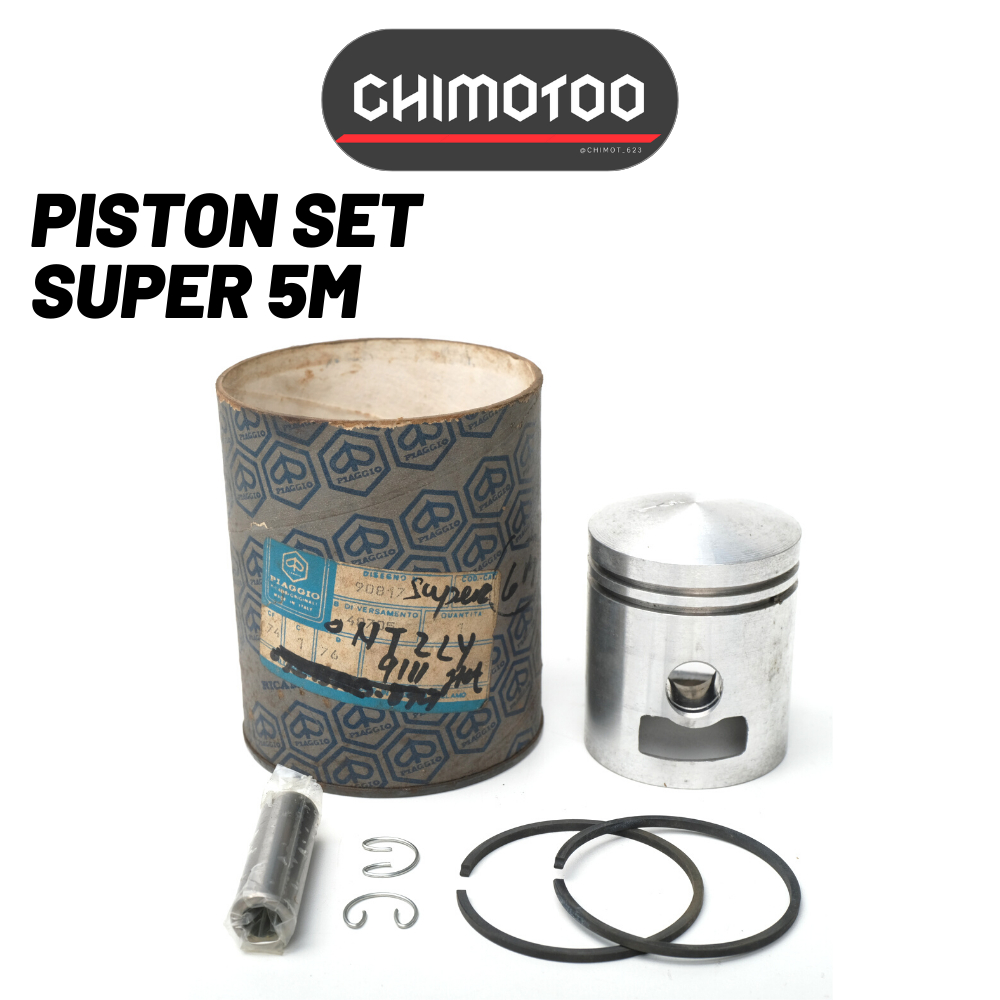 Piston Seher Set Vespa Super 5m Original